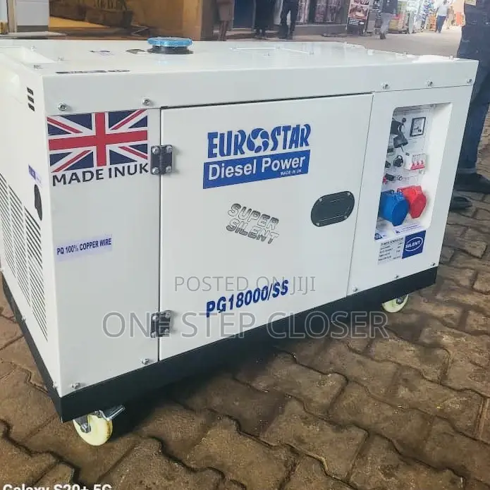 Euro-Star Disel Silent Generator 10kva Uk Make