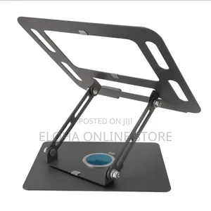 Rotating Laptop Stand With Adjustable Angle and Height