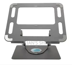 Rotating Laptop Stand With Adjustable Angle and Height