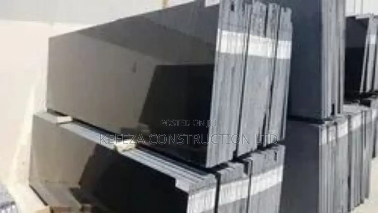 Granite and Marble Slabs (Black Galaxy)