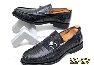 Original Classic Men’S Black Crocodile Leather Loafers