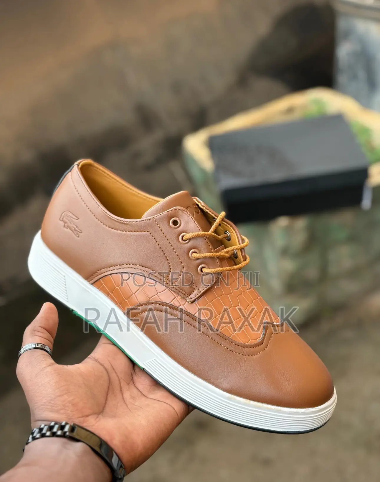 Classic Men’S Lacoste Smart Casual Lace Up Shoes