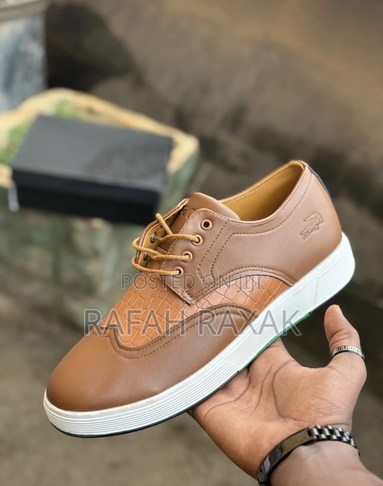 Classic Men’S Lacoste Smart Casual Lace Up Shoes