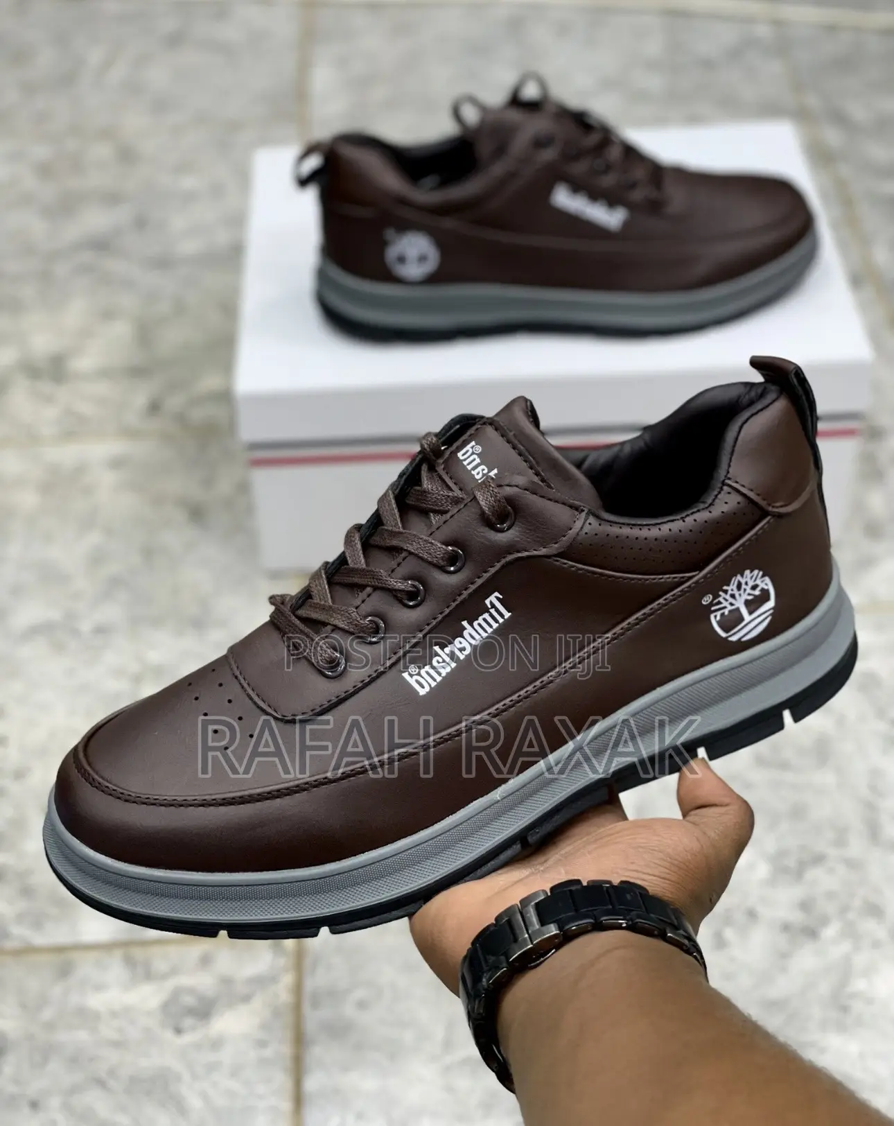 Men’S Coffee Brown Timberland Smart Casual Lace Up Shoes