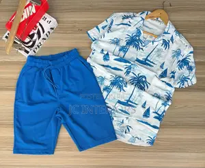 Two Piece Set Vintage Shirt and Short: S M L Xl and XXL
