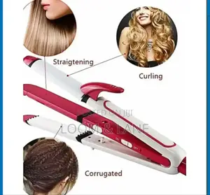3 in 1 Hair Iron Professional Hair Straightener