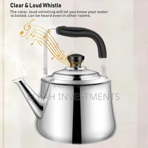 Durable Stovetop Stainless Steel 5litres Whistling Kettle