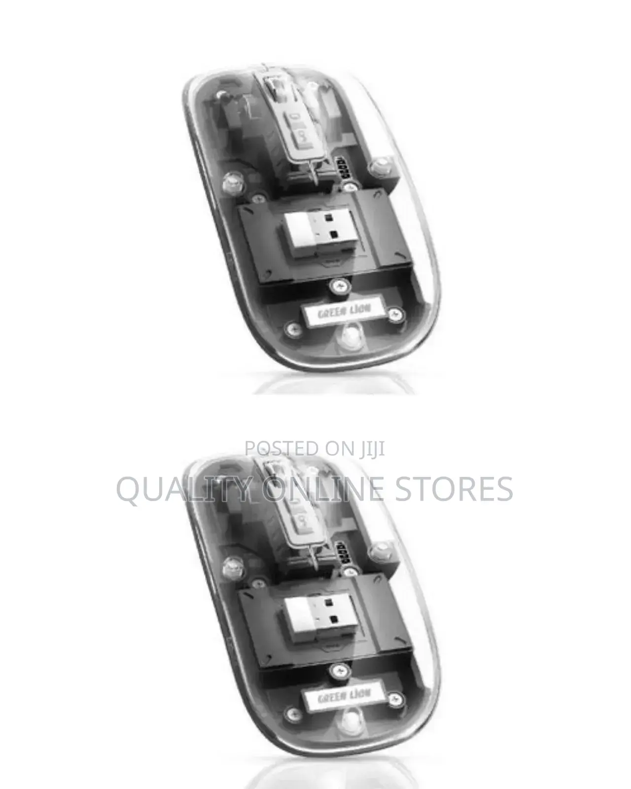Green Lion Transparent Mouse