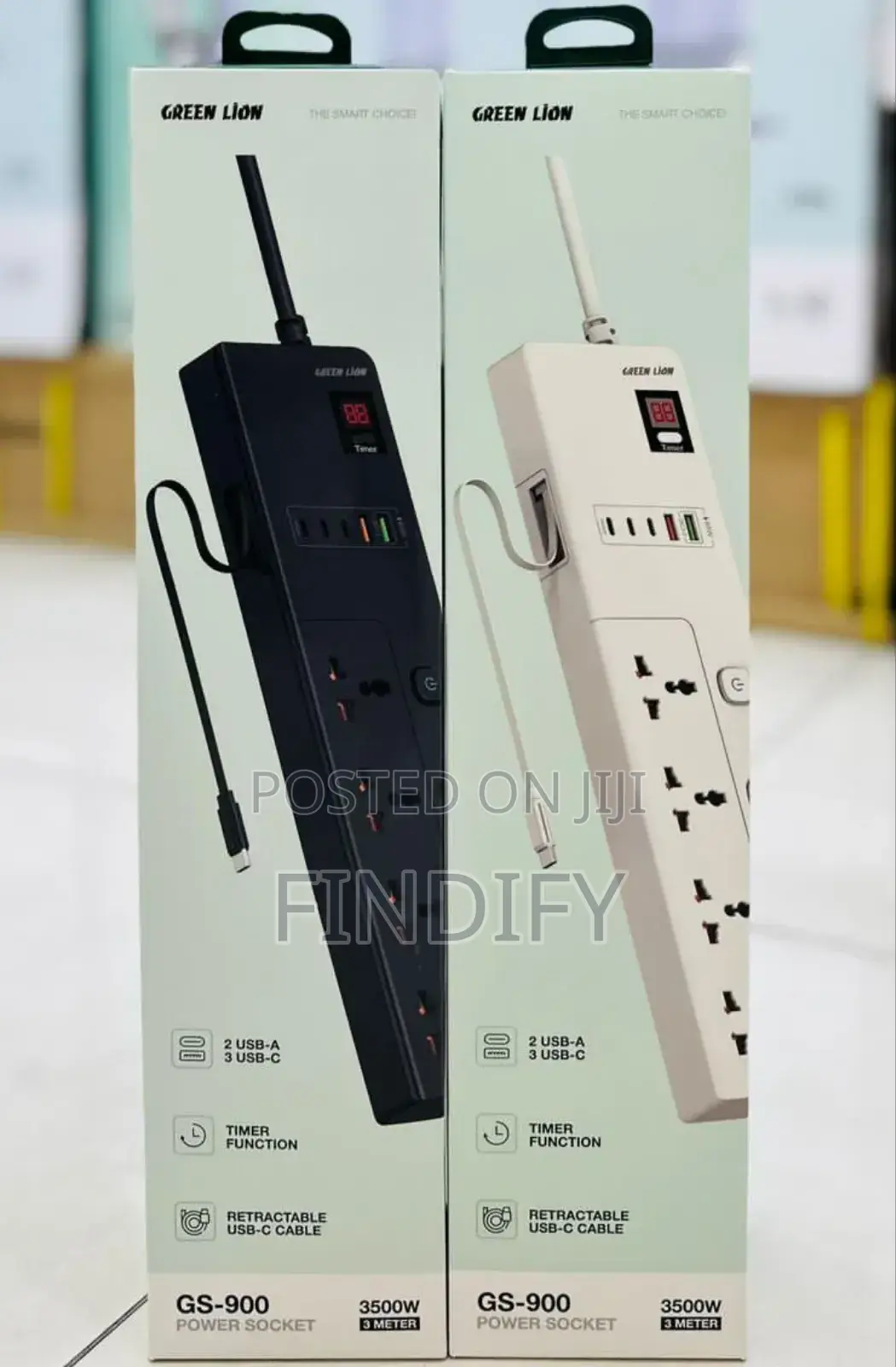 Green Lion G$-900 Power Socket Multi-Outlet
Power Extension