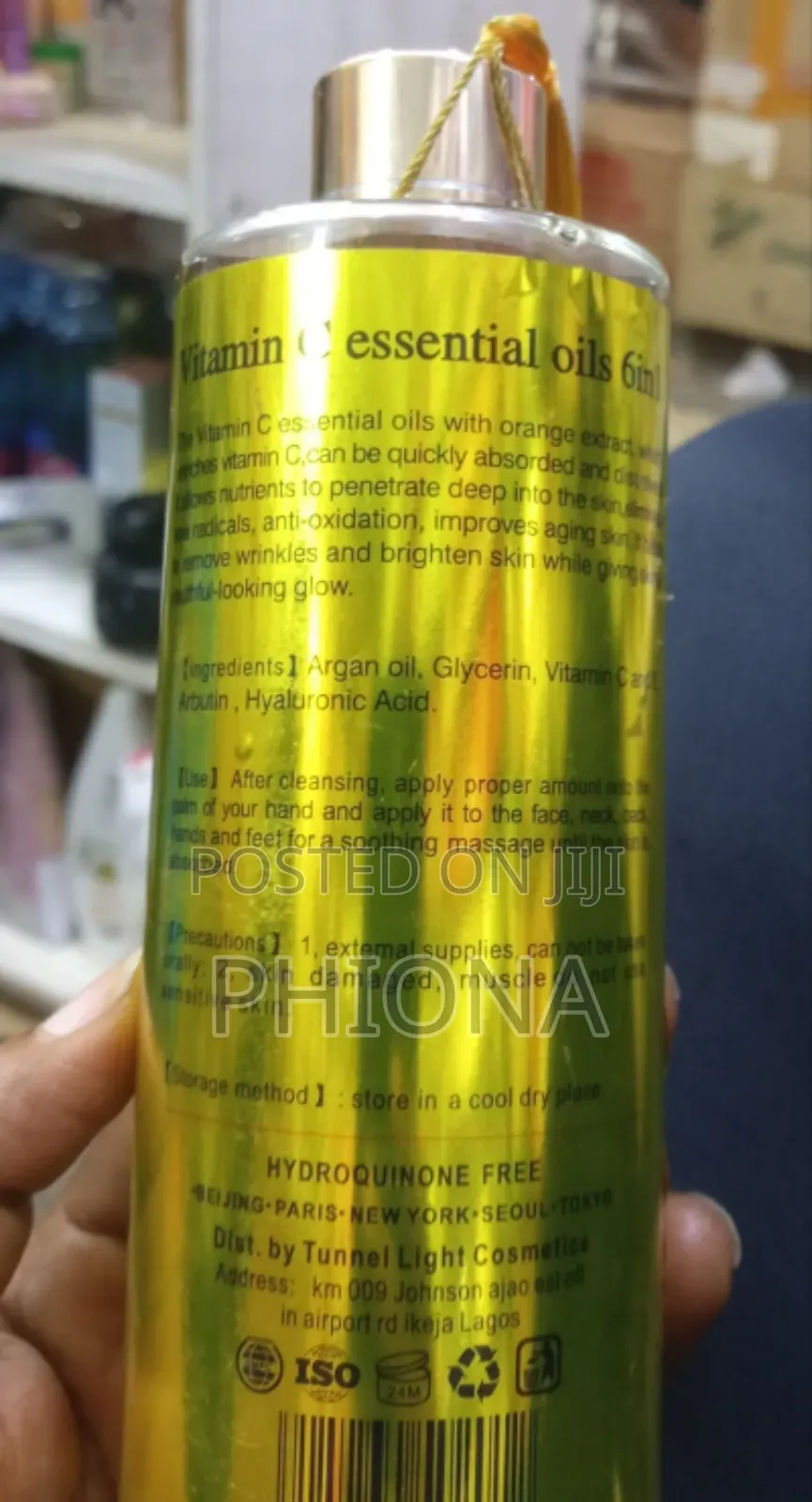 Moroccan Argan Essential Oil 6in One