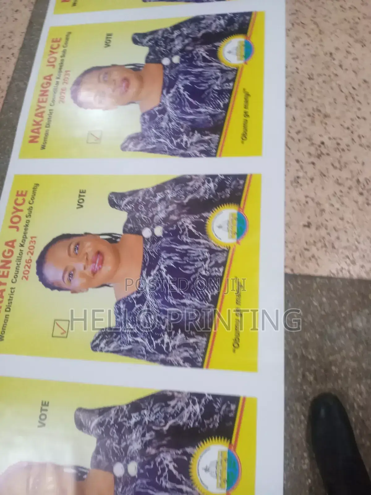 Printing of Posters for Campaigns