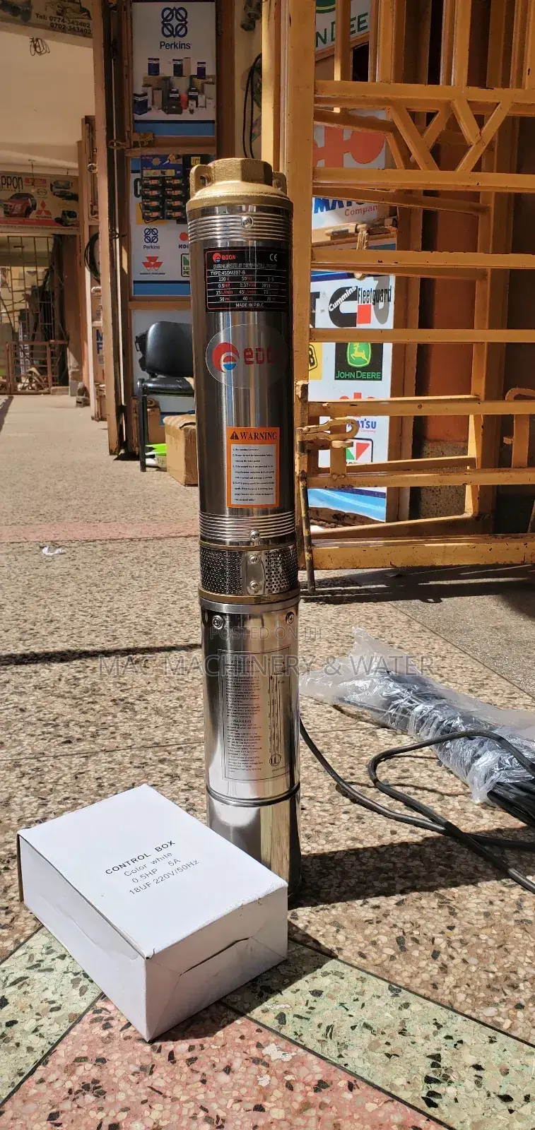 Submersible Deep Well Water Pump 50meters 165feets