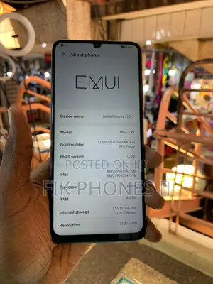 Huawei nova Y70 Plus 128 GB Black