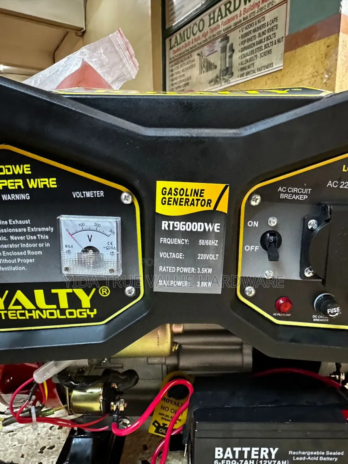 Generator 3.8kva Rt9600dw