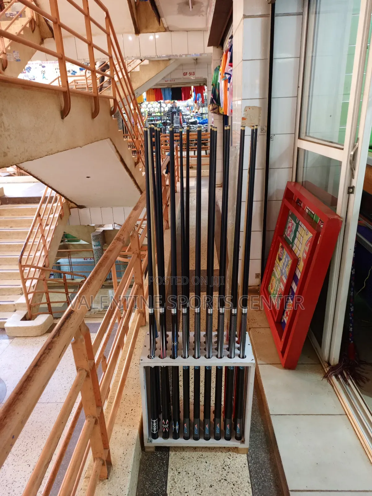 Black Fibre Cue Stick Joined Original Material