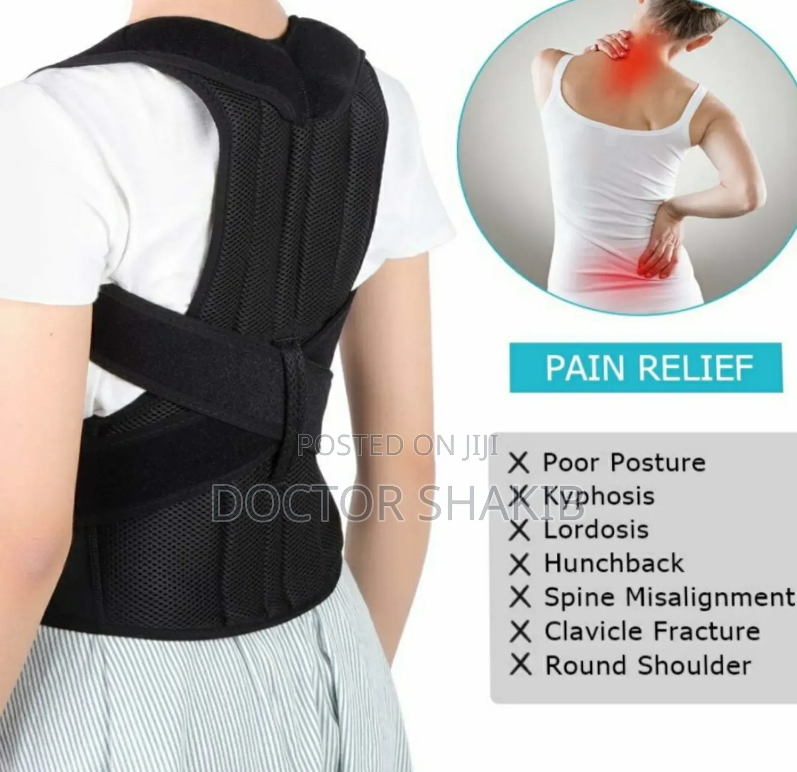 Comfortable Posture Corrector for Men,Women and Children