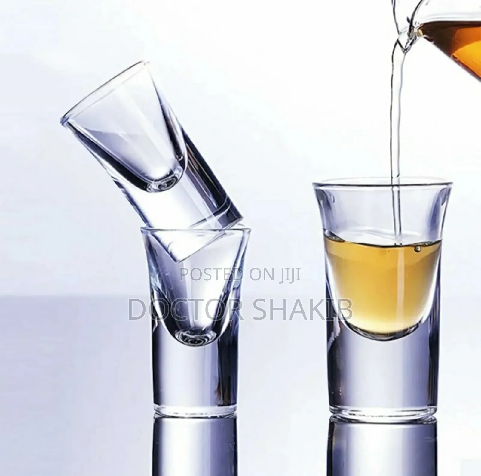 Quality Heavy-Duty Whiskey Shooter Glasses - 6pcs