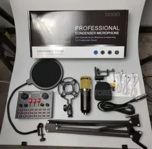 Professional Condenser Podcast Broadcasting Microphone Set