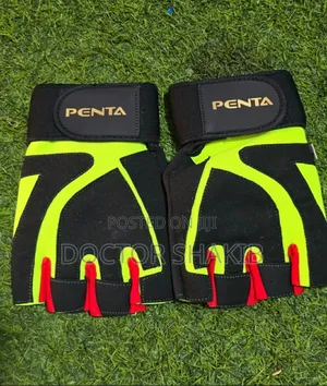 Photo - New Penta High-Quality Weight Lifting Gloves Black Green
