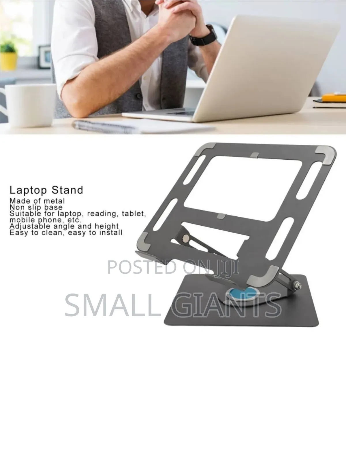 New Rotating Laptop Stand With Adjustable Angle and Height