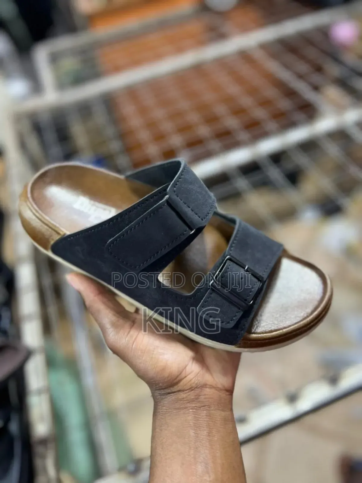 Black Simple Sandals