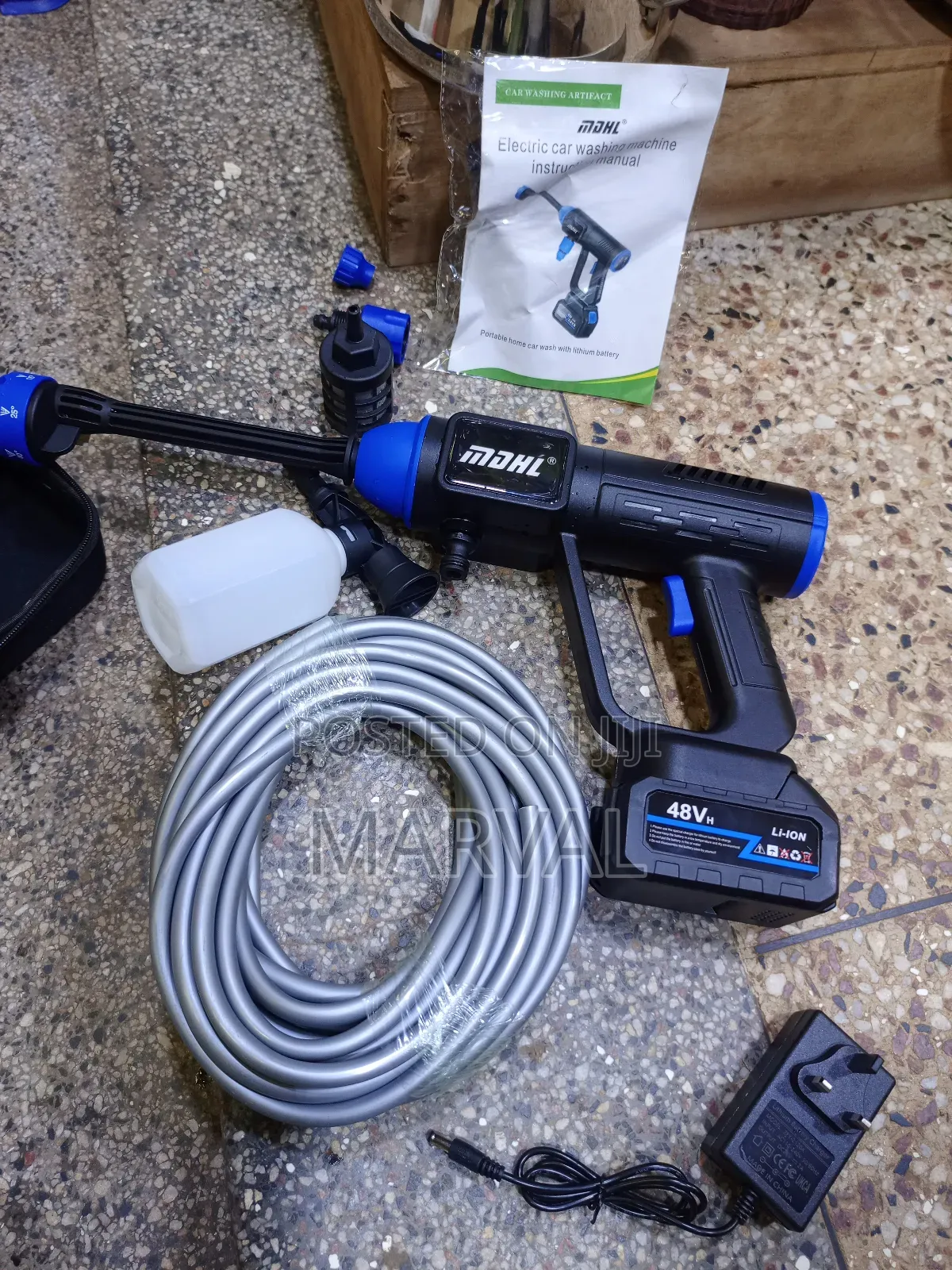 6 in 1 High Pressure Digital Car Washer/Jet With Senser