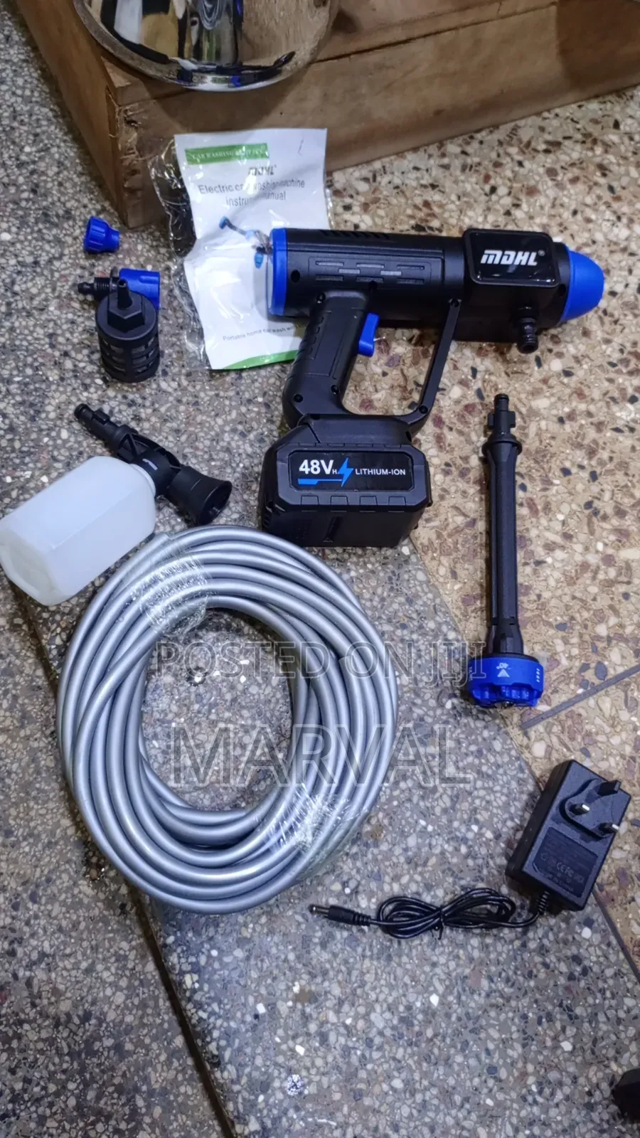 6 in 1 High Pressure Digital Car Washer/Jet With Senser