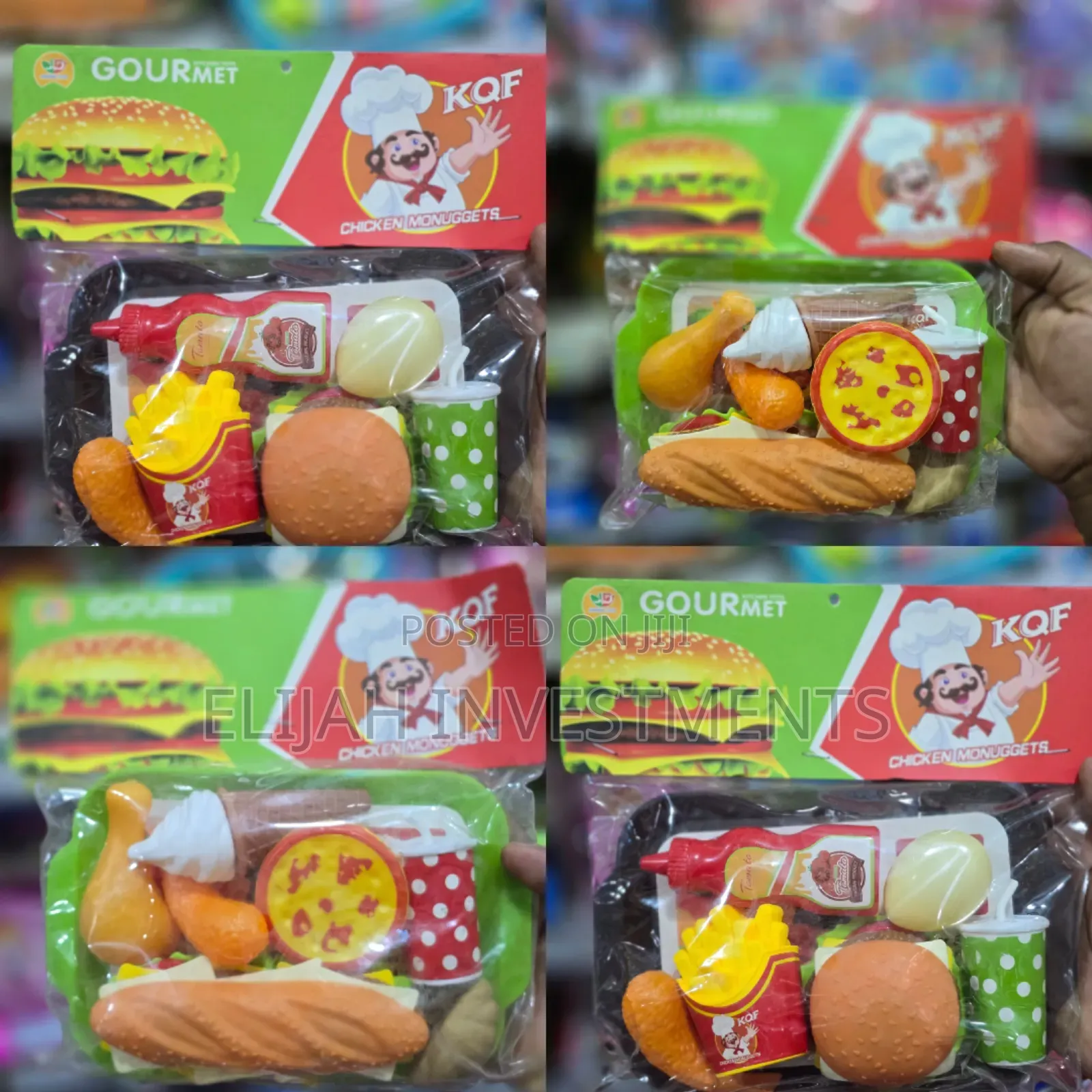 Kids Fast Food Play Set Toys