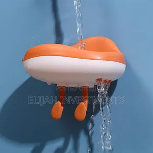 No Drill Cloud Style Soap Holder With Hooks