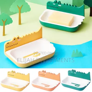 Crocodile Design Self-Adhesive Soap Holder