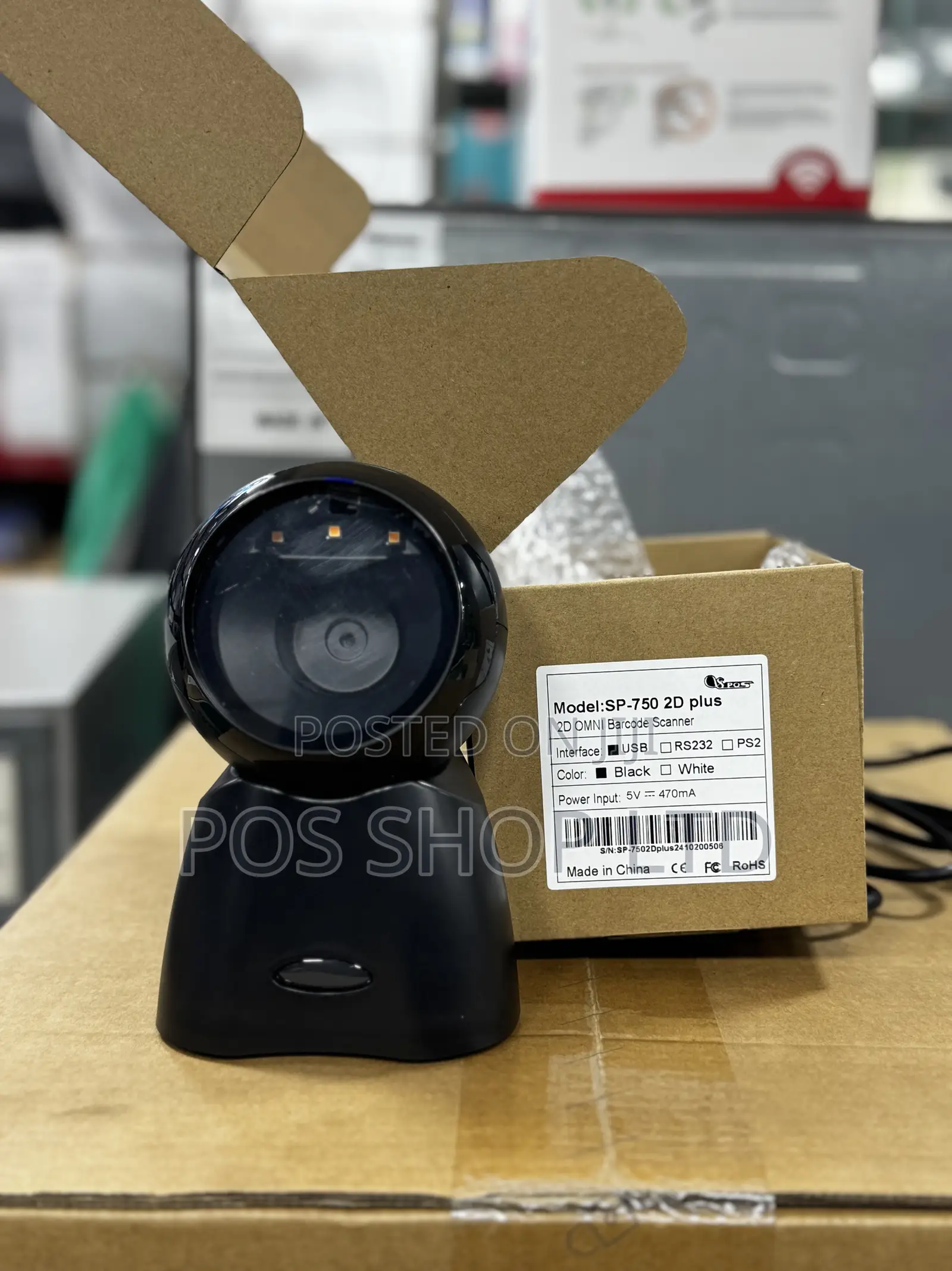 S-Pos Barcode Scanner Sp-750 2d Plus