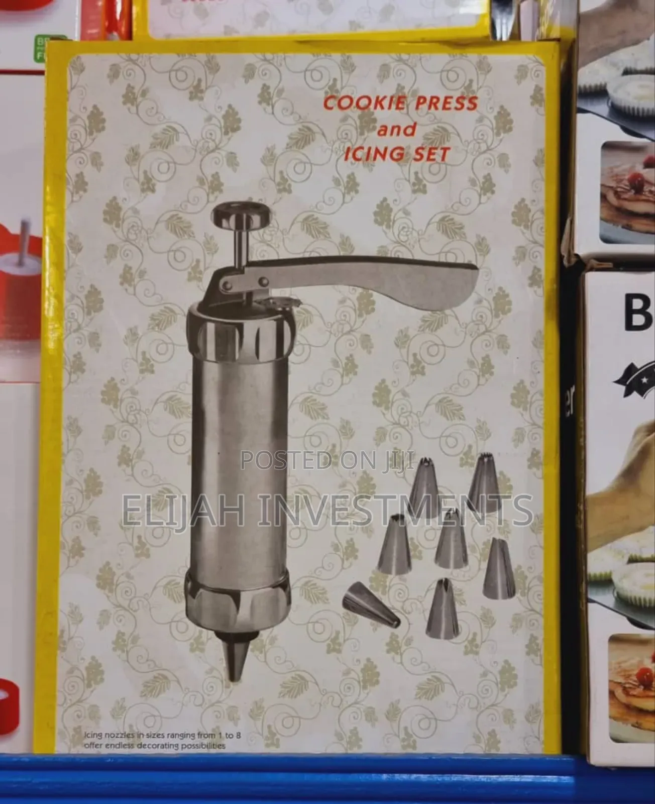 Cookie Press and Icing Set