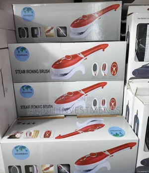 Steam Ironing Brush Red White
