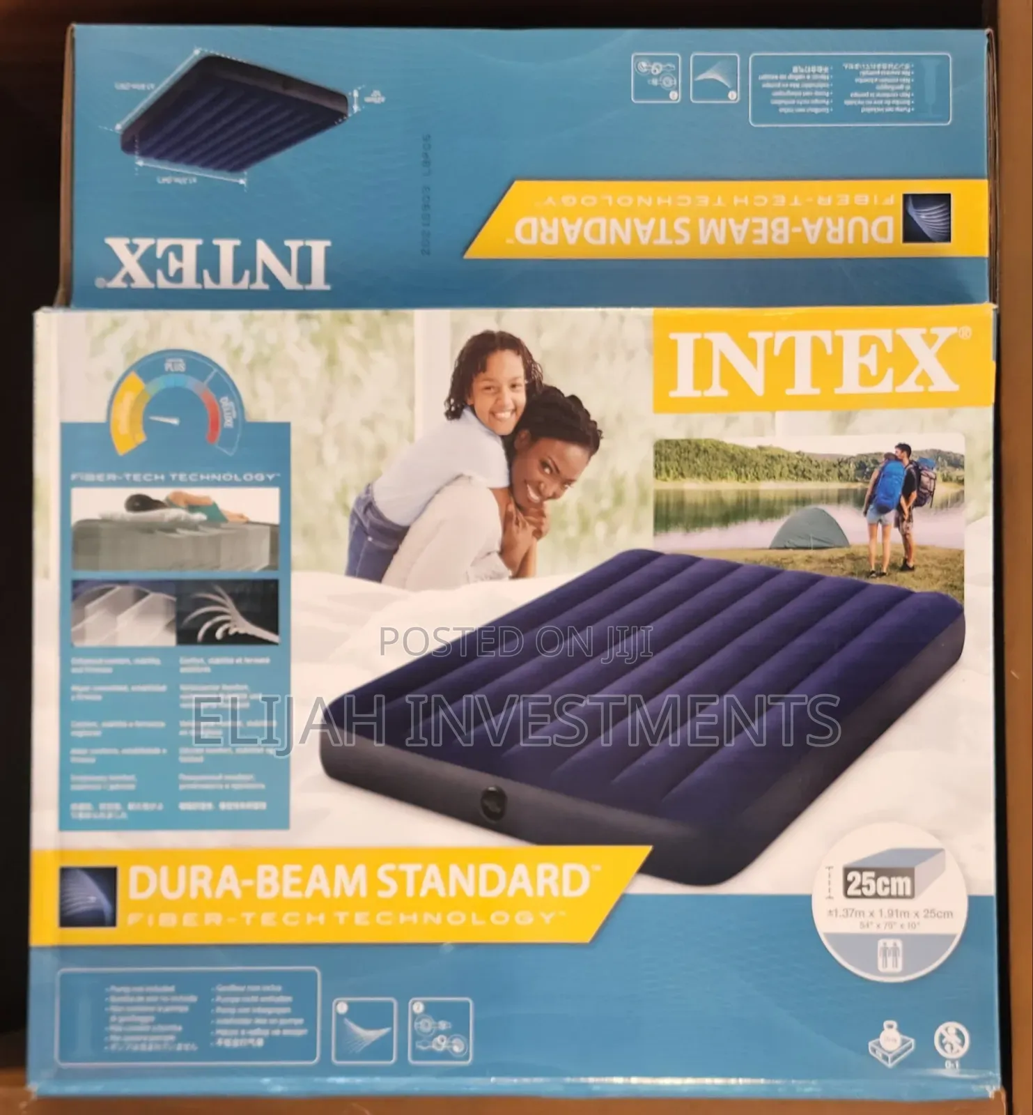 9.8inches 4by6 Inflatable Intex Air Matress With Pump