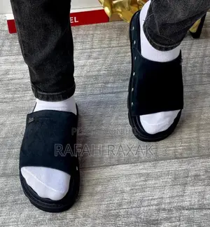 Original Men’S Luxury Black Zara Slide Push In Sandals
