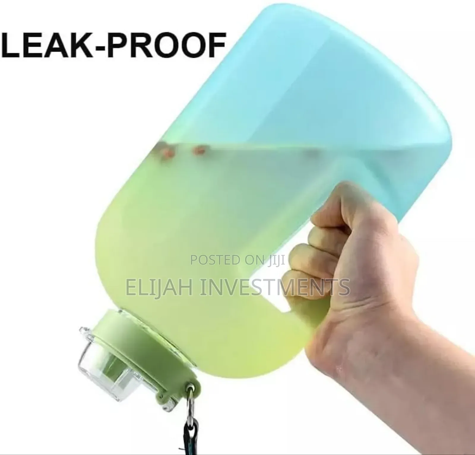 Water Bottle With Time Markings - 2.2 Litre