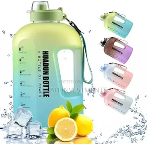 Water Bottle With Time Markings - 2.2 Litre