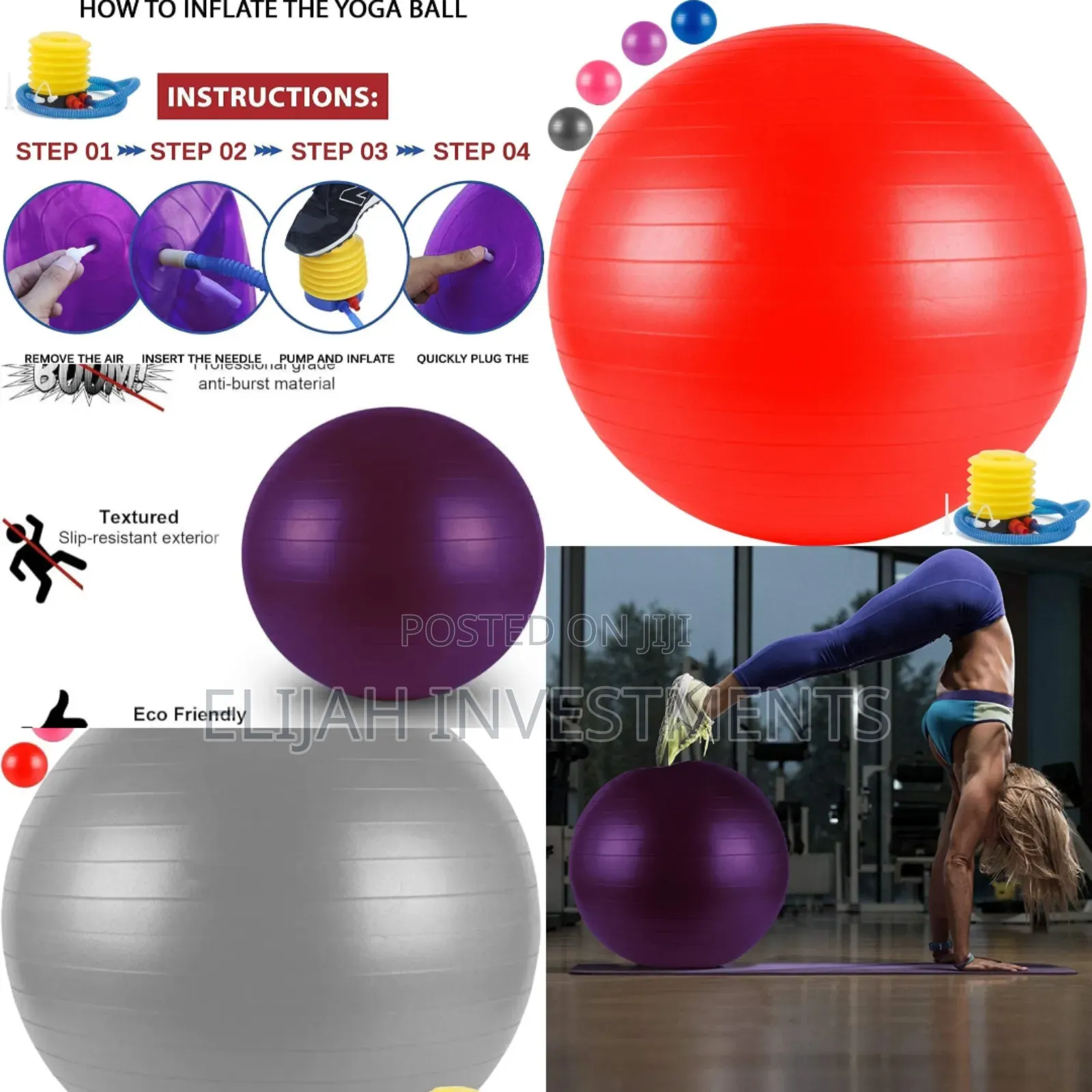 Pregnancy Exercise Yoga Gym Ball