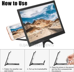 Emoly 12-Inch 3d Curved Phone Screen Magnifier