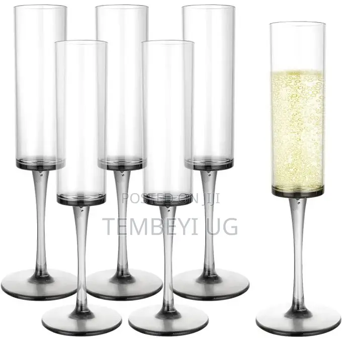 Set of 6 Champagne Flutes
