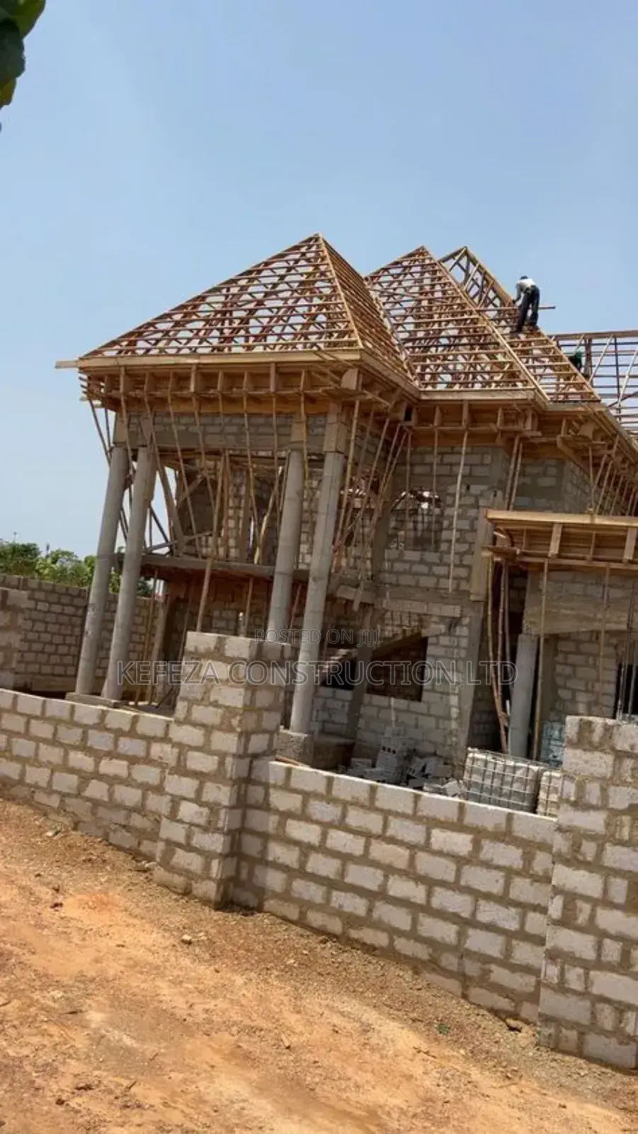 Modern. House Construction