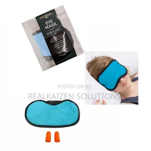 Soft Padded Eye Mask With Ear Plugs Assorted