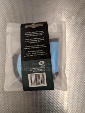 Soft Padded Eye Mask With Ear Plugs Assorted