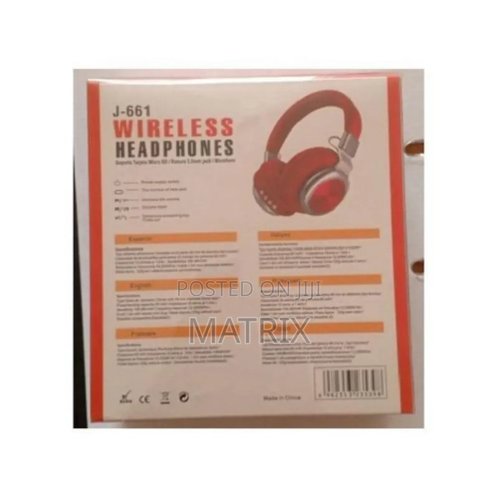 JBL Extra Bass J-661 Wireless on-Ear Headphones