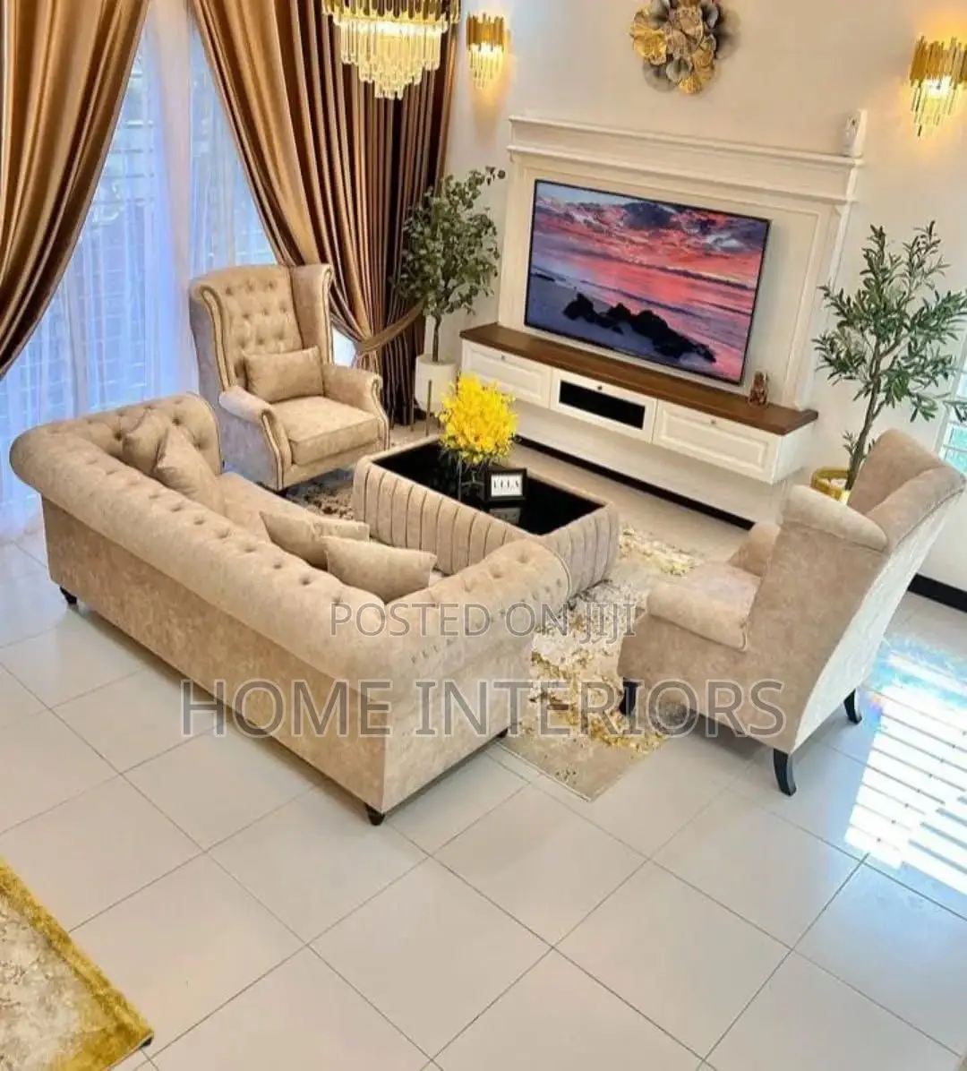 Five Seater Sofa Set