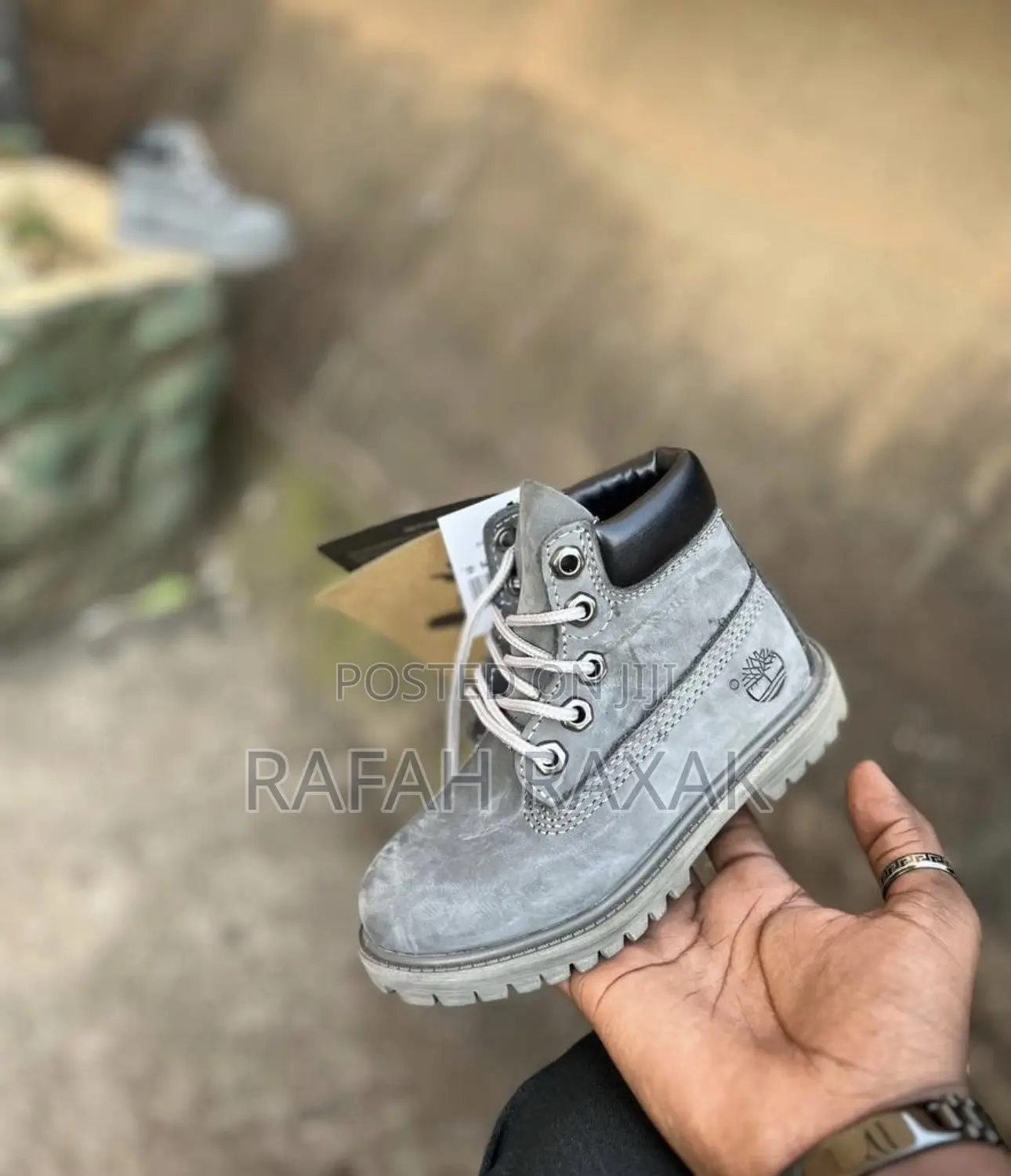 Original Grey Kid’S Timberland Waterproof Boots