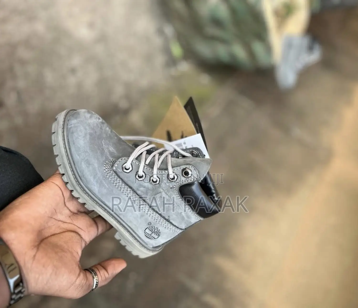 Original Grey Kid’S Timberland Waterproof Boots