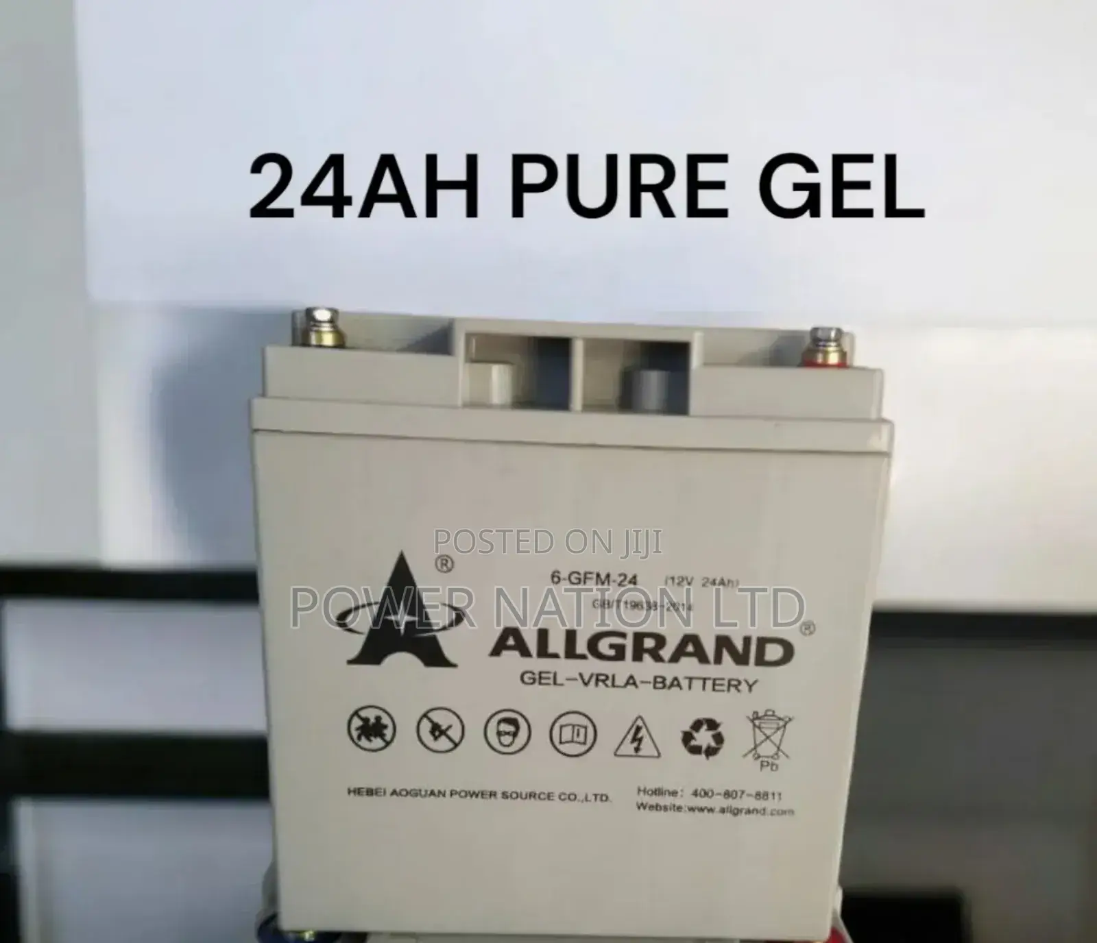 24ah Allgrand Pure Gel Battery New Arrival