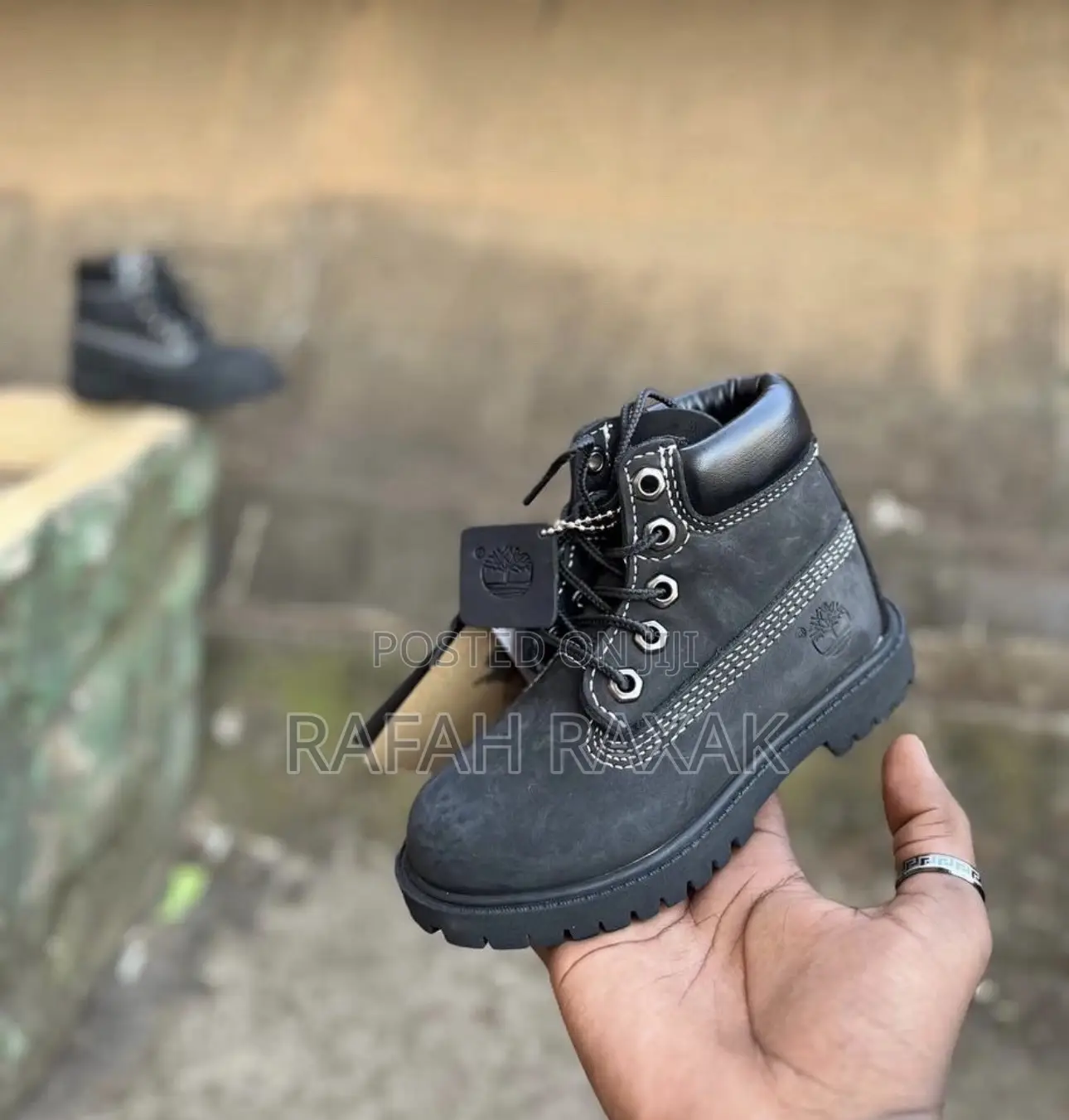 Original Kid’S Black Timberland Children’S Boots