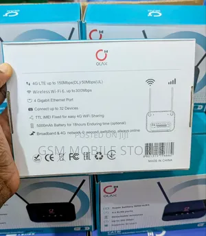 New Olax Ax8 Pro 4g Lte Cat4 300mbps Router With Battery 5000mah